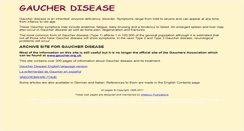 Desktop Screenshot of gaucherdisease.org.uk